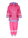 PLAYSHOES Functioneel pak 'Glückskäfer' lavendel / pink / rood / zwart