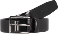 JOOP! Leren Riem Smooth Coll. Belt 3,5 CM W95 Black Zwart