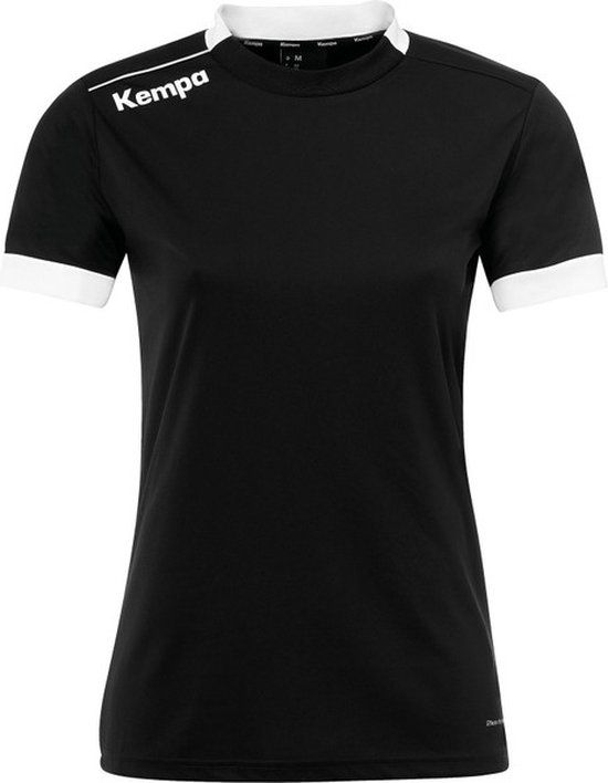 Kempa Player Shirt Dames Zwart-Wit Maat 2XL