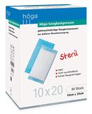 Höga-Saugkompressen steril Gebruiksklare zuigcompressen, 30 stuks, 10 x 20 cm