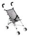 Bayer Chic 2000 Poppenbuggy Roma, poppenwagen, mini-buggy, sterretjes grijs