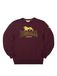 LONSDALE Sweatshirt 'LAWINS' geel / bordeaux / zwart