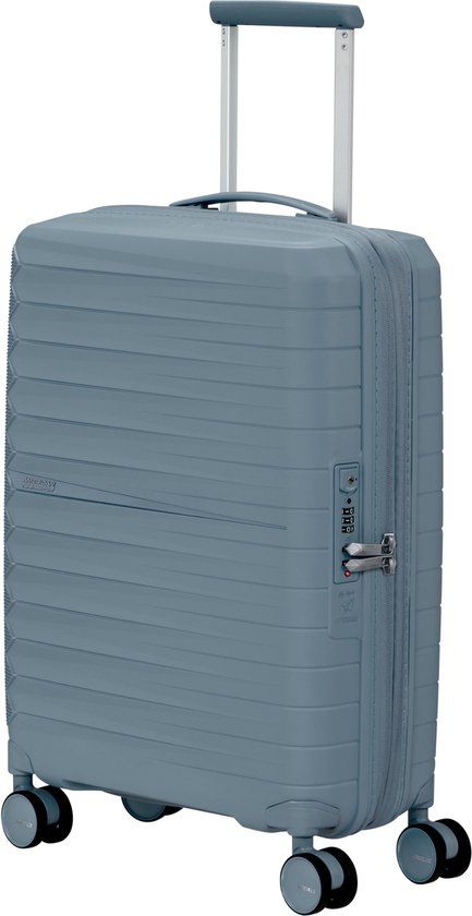 American Tourister Fastforward spinner handbagage koffer - Steel blue