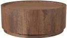 DÉJA Living Salontafel Amber - Rond Donkerbruin Mangohout - 90x90x35cm