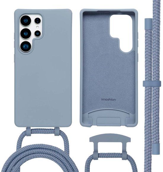 imoshion Color Backcover met afneembaar koord met MagSafe voor de Samsung Galaxy S25 Ultra - Ash Blue