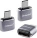 Intenso USB Adapter A480C - USB-A naar USB-C (3-pack)
