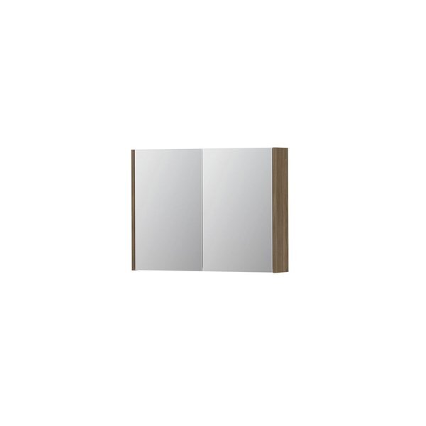 Ink SPK1 Spiegelkast met 2 dubbelzijdige spiegeldeuren en stopcontact/schakelaar 1110570