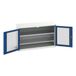 BOTT Hoge kast Verso 1300x550x800mm met raamdeur en 2 legborden