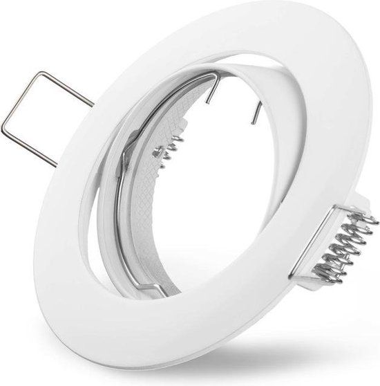LEDmaxx Inbouwspot rond wit kantelbaar GU10 - Zaagmaat 68mm