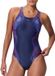 Speedo Print Medalist Badpak dames Donkerblauw XL/42