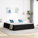 Maison Exclusive - Lit de rangement avec matelas, noir, 160 x 200 cm, polyester