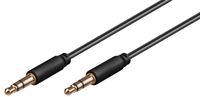 Goobay Câble audio noir 3m