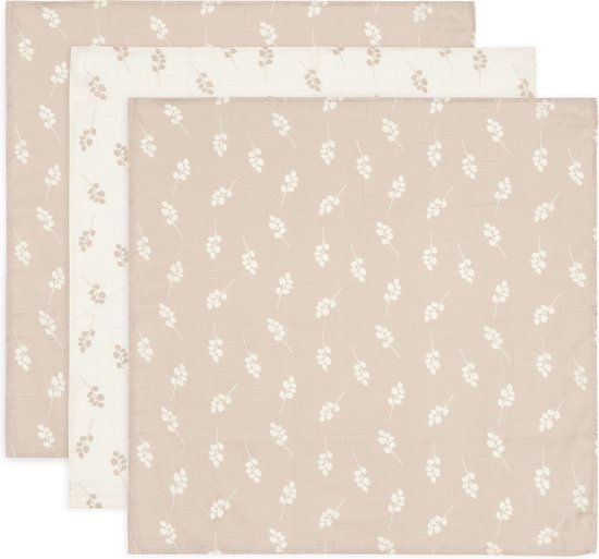 Jollein Hydrofiele Doek Small 70x70cm - 3 Stuks - Wild Rose