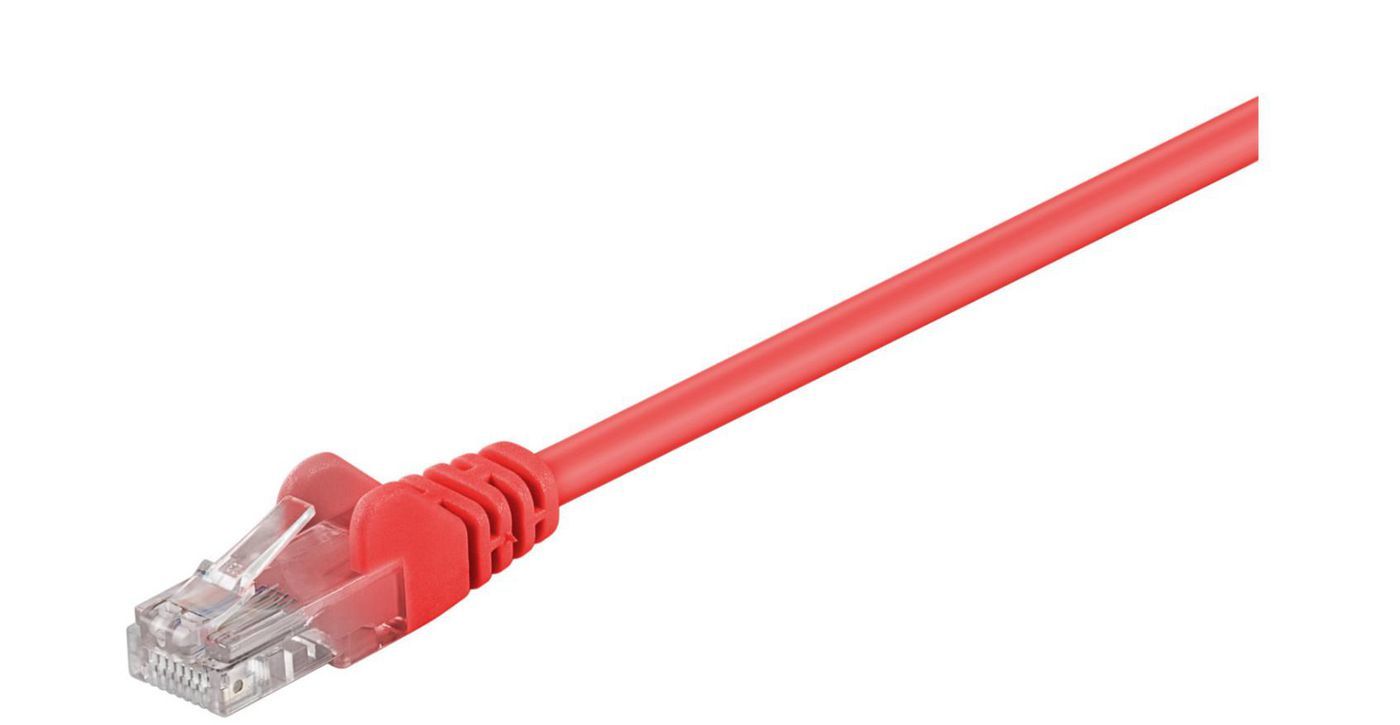 Microconnect B-UTP50025R Netwerkkabel Rood 0,25 m Cat5e U/UTP
