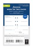 Filofax Mini Week op twee pagina's 4 taal 2027 dagboek 27-68127
