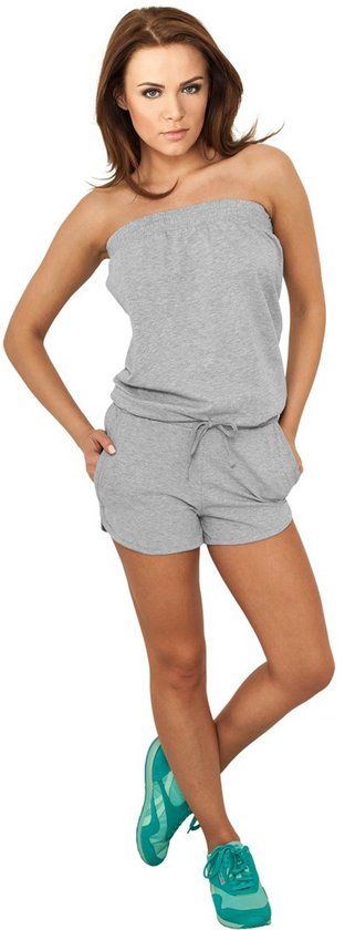 Urban Classics Hot Dames Jumpsuit - Zwart - XS