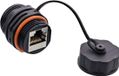 InLine® patchkabel koppeling, RJ45 Cat.6A, IP68, voor industrie, met stofkap