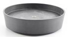 Ecopots Soucoupe à roulettes - Gris - Ø28,7 x H8,3 cm