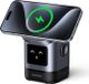 UGREEN 2-in-1 Qi2 Oplaadstation, robotmodel, compatibel met MagSafe, snelladen, compact ontwerp, zwart