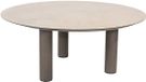 4 Seasons Outdoor Donato low dining tuintafel met 3 poten 160xH69 cm printed ceramic terre Taste 4SO