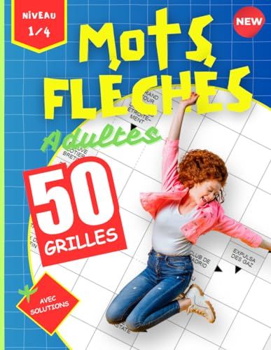Independently published Mots Fléchés pour Adultes - Forces 1 et 4: 50 Grilles - Grand Format
