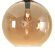 Artdelight Marino - abat-jour en verre - Ø 40 cm - ambre