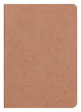 Clairefontaine 733100C Collectie Nomaddict (ex Age Bag) Geniet Notitieboek Bruin - A5 14,8x21 cm - 96 Pagina's Effen Wit - Papier 90 g - Omslag Glanskarton met Lederkorrel