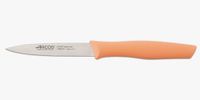 Arcos Serie Nova - Mondador-mes, lemmet van roestvrij staal, 100 mm - handvat van polypropyleen, kleur: koraal