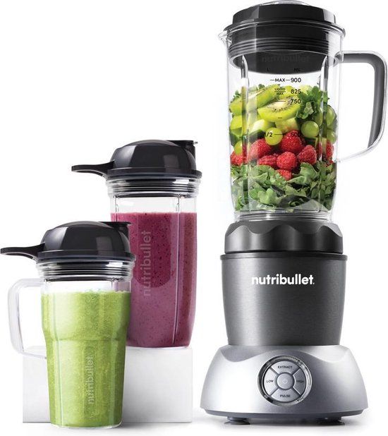 Nutribullet Select 2.0 Blender - 1000W - 10-delig - Grijs
