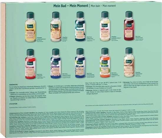 Kneipp Bad Cadeauverpakking - Mijn Bad, Mijn Moment, 1 verpakking x (10 x 20ml)