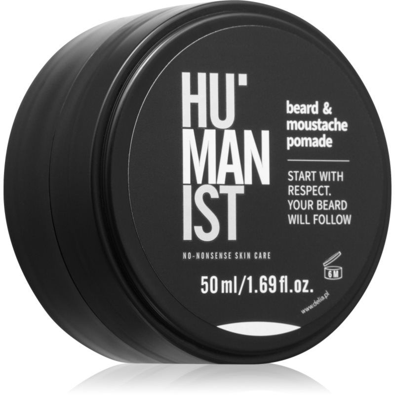 Humanist Defining Beard & Mustache Pomade – Verzorgt – Maakt zacht – Voedt – Natuurlijke ingrediënten – Veganistisch – 50 ml