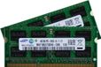 Samsung 8Go 2x 4Go DDR3 mémoire pour notebooks/laptops, 1333 MHz, 10600s, 204-broches RAM