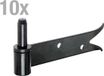 Alberts 864170 Schroefklem | Zwart | Doornmaat Ø14 mm | Lengte 171 mm | Set van 10