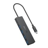 Anker Ultra Slim USB-C Data Hub (4-in-1, 5Gbps) - Black