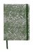 Clairefontaine 400118C – zacht notitieboek, 144 pagina's, 14,8 x 21 cm, gelinieerd, 90 g, groen en zilverkleurig