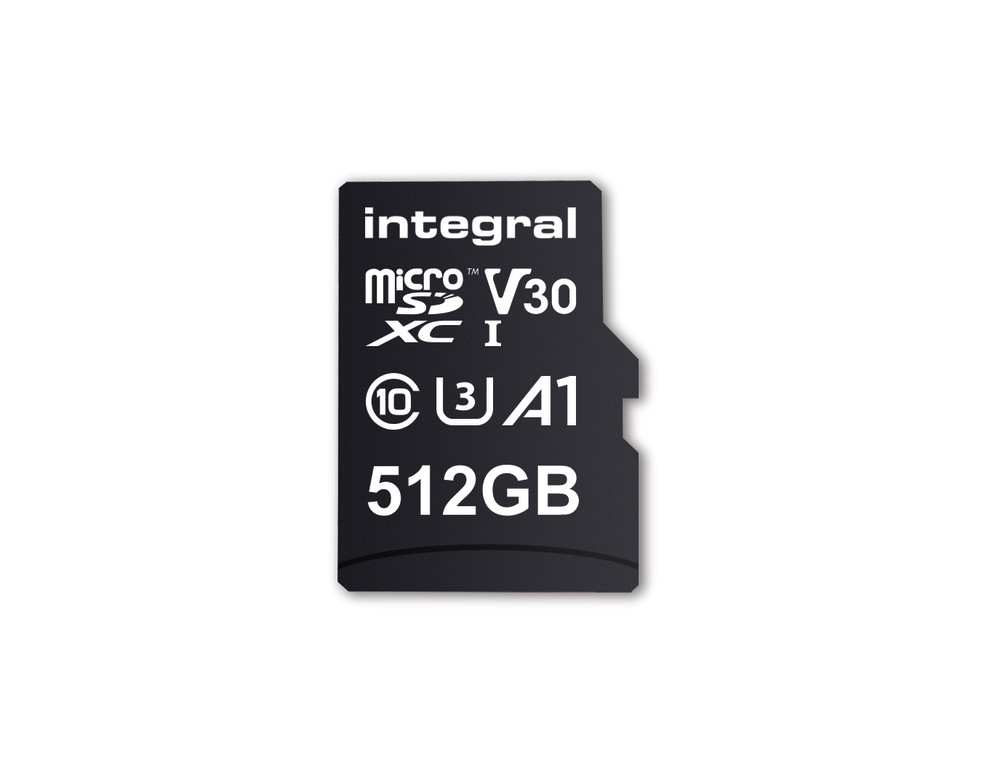 Integral 512GB PREMIUM HIGH SPEED MICROSDHC/XC V30 UHS-I U3