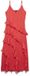 VERO MODA VMSMILLA SL LONG FRILL DRESS WVN NOOS Dames Maxi jurken Poinsettia