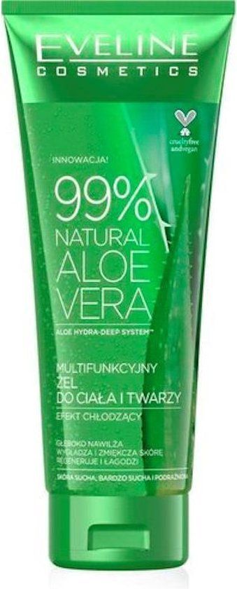 Eveline Cosmetics 99% Natural Aloe Vera Body & Face Gel 250ml