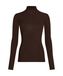 Hunkemöller super soft Turtleneck shirt met Cashmere Bruin