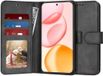 Techsuit Diary Book Wallet Case for HONOR 400 - Black