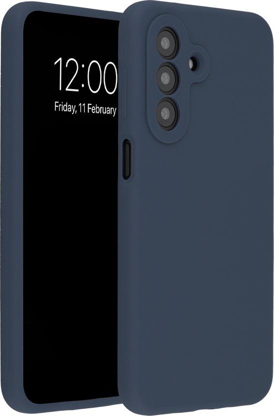 Accezz Liquid Silicone Backcover voor de Samsung Galaxy A27 (5G) - Donkerblauw