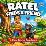 RATEL Finds a Friend: Story Coloring Book About Friendship, Fun, and Courage for Kids Ages 4–8