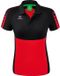 Erima Six Wings Polo Dames - Rood / Zwart | Maat: 36