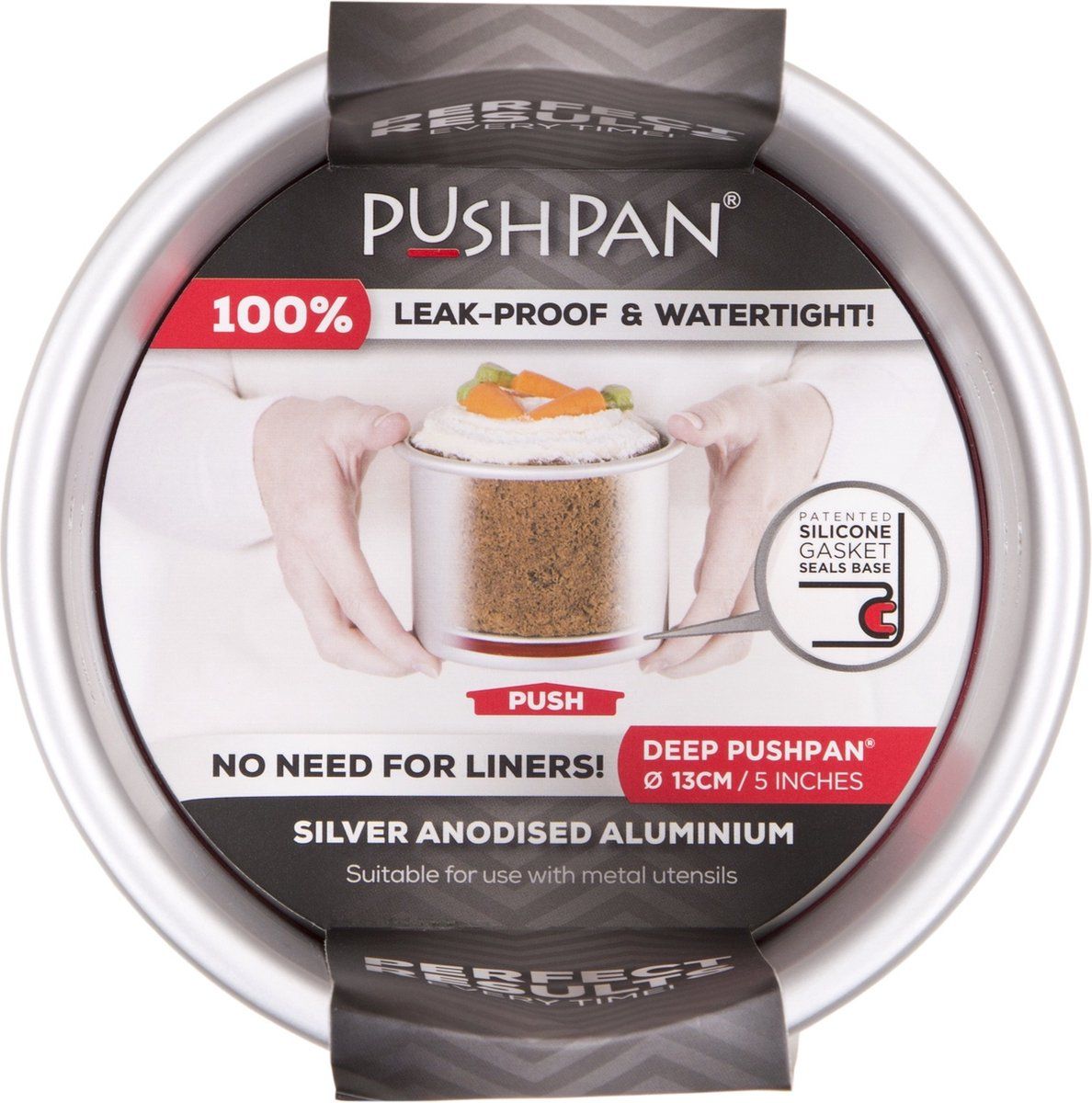 Wham PushPan Springvorm - Rond - 13 cm - Aluminium