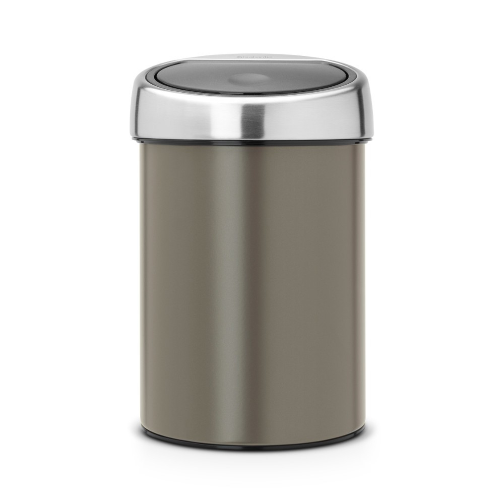 Brabantia Touch Bin, 3 liter, Platinum