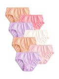 Next - Meisjes - Set van 7 slips - Katoenmix - Roze/Oranje