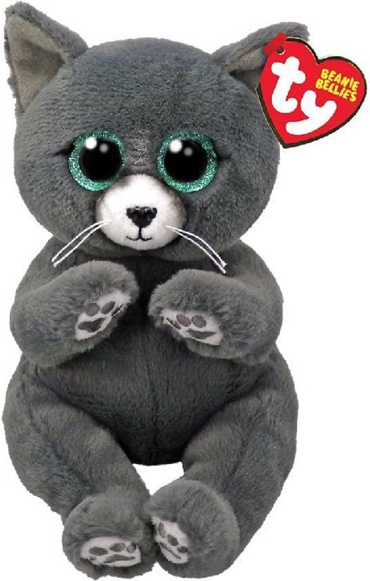 Ty Beanie Babies Bellies Knuffel Kat Binx 15 Cm