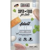MAC's natvoer kat volwassen Zalm en gevogelte 24x100 g