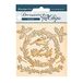 STAMPERIA INTL, KFT SCB101 Decoratieve chips 14x14 cm Romantische kerstkransen, meerkleurig