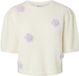 Pieces Gebreide top PCAYA HALFLANG Cloud Dancer S